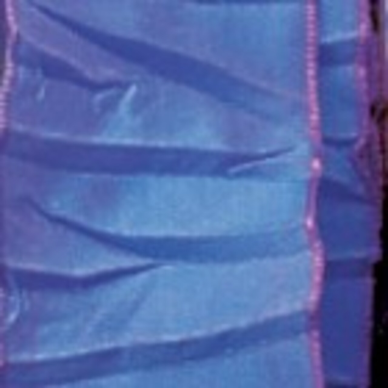 The Ribbon People Festive Purple Gathered Taffeta Wired Craft Ribbon 1.5" x 22 yards